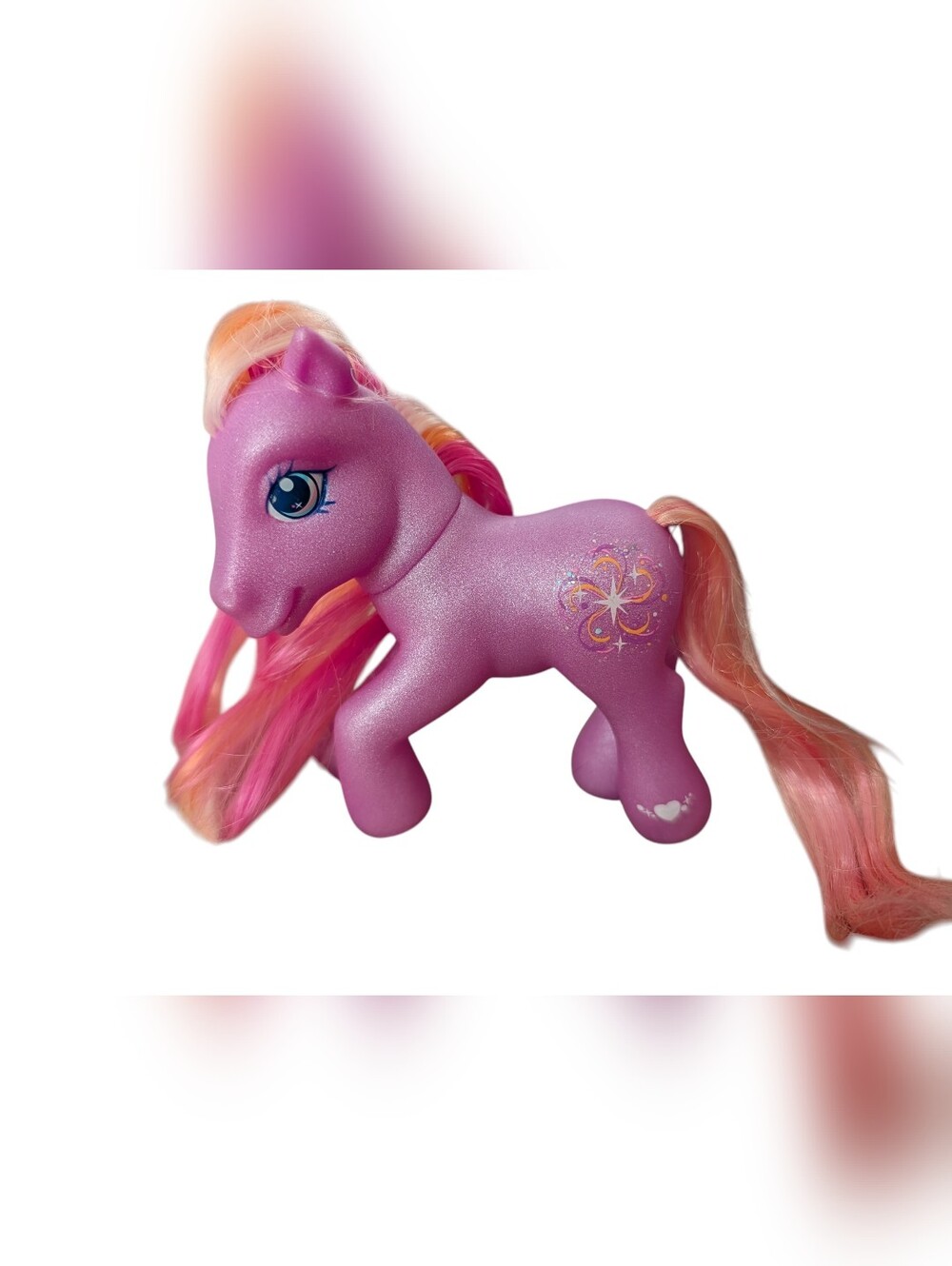 Vintage My Little Pony G3 Twinkle Twirl Purple 2004 Hasbro MLP